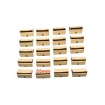 Scm cr�ations - 20 embouts latte 53mm avec vis, agrafer / visser capuchon plastique renforc� sommier ...
