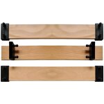 Scm cr�ations - lot 3 lattes 53cm 530 x 53 x 8 mm 7 plis avec 6 embouts pour sommier, bz, latte de lit ...