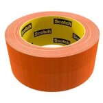 Scotch adh�sif de r�paration scotch high visibility, une face l. 25 m x l. 48 mm orange
