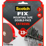 Scotch double face extr�me 10m x 19mm fix 3m blanc