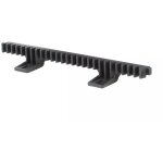 Scs sentinel ? cr�maill�re pour portail coulissant 34 cm ? acier renforc� ? rail dent� pour ouverture ...