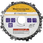 Sculpture sur bois chaine disque bois grinder chaine tronconneuses disque plaque d'outils, 115mm