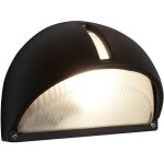 Applique extérieure kentucky alu noir et verre givré ip44 e27 max 60w Applique extérieure kentucky alu noir et verre givré ip44 e27 max 60w