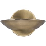 Searchlight - applique montante sardina led 10w 553 lm 3000k laiton antique, verre givré, haut 11cm, ... Searchlight - applique montante sardina led 10w 553 lm 3000k laiton antique, verre givré, haut 11cm, ...