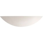 Searchlight - applique murale platre blanc à peindre l40 x haut 10cm e27 max 60w Searchlight - applique murale platre blanc à peindre l40 x haut 10cm e27 max 60w