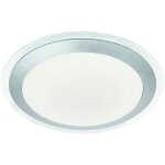 Searchlight - bathroom flush - plafonnier led salle de bains argent ip44