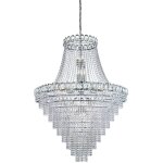 Searchlight - louis philipe - lustre � 28 ampoules au fini chrom�, e14