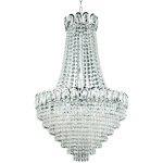 Searchlight - louis philipe - lustre  6 ampoules au fini chrom, e14