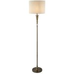 Searchlight - oscar 1lampe flammy, laiton antique, abat - jour en lin laiton antique