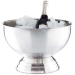 Seau a champagne en acier inoxydable