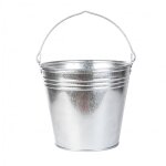 Seau en zinc - l 33, 9 x l 33, 5 x h 29, 8 cm - argenté - livraison gratuite Seau en zinc - l 33, 9 x l 33, 5 x h 29, 8 cm - argenté - livraison gratuite