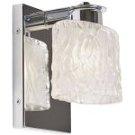 Seaview - applique murale � 1 ampoule - fini chrome poli, g9 - elstead