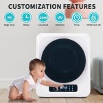 S�cheur � aspiration, s�choir en acier inoxydable, filtration multiple, 6 fonctions, protection contre ...