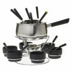 5five simply smart - service fondue tournant gres / acierinoxydable / acier