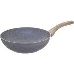 Secret de gourmet - wok en acier forg de 28 cm avec revtement anti - adhrent en cramique, modle ...