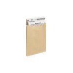 Pochettes kraft - enveloppes  ouverture latrale - 120g 229 x 324 mm - soufflets de 3 cm - boite de ...