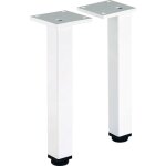 Selnova square - pieds de meubles, 2x, blanc 501. 423. 01. 1 - geberit