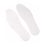 Semelles chaussures 'coton' taille 35 / 37 blanc