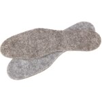 Semelles intérieures en feutre pour chaussures - taille 38 - 39. Semelles intérieures en feutre pour chaussures - taille 38 - 39.