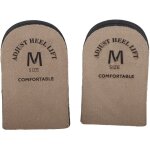 Semelles de rehaussement 3 couches eva - insertions talon brun pour chaussures homme femme, bottes et ...