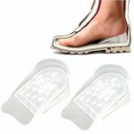 Semelles talonnières en gel de silicone à hauteur réglable pour chaussures hommes et femmes Semelles talonnières en gel de silicone à hauteur réglable pour chaussures hommes et femmes