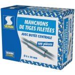 Manchons semin pour tige filete 6 x 30 mm - boite de 100