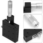 Semx80 - as etage lin�aire x, 80x80mm x microm�tre manuel etape de traduction lin�aire de pr�cision plateforme ...