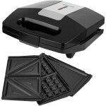 Sencor ssm 9410ss appareil croque - monsieur argent 700 w