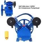 Senderpick - 3hp v style 2 pistons double cylindre compresseur d'air pompe moteur t�te air tool