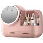 Organisateur de cosmtiques - organiseur de maquillage - bote de maquillage avec miroir lumineux led ...