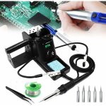 Station de soudure, 60 w affichage numrique led smd pcb station de soudure rglable fer  souder kit ...