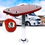 Senderpick - table de bateau avec plateau de table ovale et pied de table en aluminium table pour bateau ...