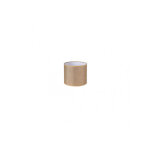 Abat - jour cylindrique jin clamp marron 14dx14dx13h cm toile de jute tisse