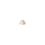 Abat - jour pyramide mezzo clamp beige 12dx7dx10h popeline tisse