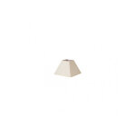 Abat - jour pyramide mezzo e27 beige 15dx8dx11h tissu popeline