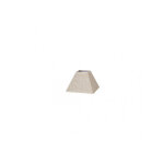 Tenorio abat - jour pyramide e27 lin beige 15dx8dx11h