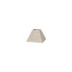 Tenorio abat - jour pyramide e27 lin beige 20dx10dx15h