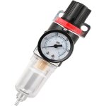 S�parateur d'eau et huile pour air comprim�, filtre avec manom�tre et lubrificateur pour outils pneumatiques ...