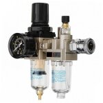 Sparateur d'eau d'huile de compresseur de rgulateur de filtre de pression d'air pneumatique manuel ...