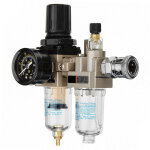 S�parateur d'eau d'huile de compresseur de r�gulateur de filtre de pression d'air pneumatique manuel ...