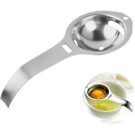 S�parateur d'oeufs, s�parateur pour jaune d'oeuf en acier inoxydable filtre � oeufs avec poign�es egg ...