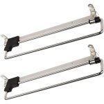 Serbia - 2 x porte - cintres coulissant portemonteaux t�lescopic porte - v�tements extractible 300 mm ...
