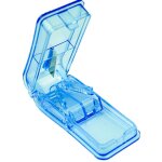 Serbia - bleu coupe - comprim�s � pilules pour petits et gros cachets, s�parateur de comprim�s avec lame ...