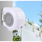 Serbia ? corde � linge r�tractable d'ext�rieur 13m ? charge maximale 20kg ? r�sistante aux intemp�ries ...