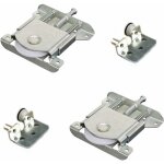 Serbia - ensemble de 2 pi�ces de porte coulissante pour roulettes de garde - robe ides roulements � billes ...