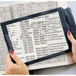 Serbia - loupe de lecture pleine page a4 loupe de poche mod�le �g� hd bureau pvc grossissement 3 fois ...