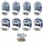 Serbia - roulettes pour porte de douche 8 pi�ces galets de porte de douche roulette porte coulissante ...