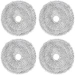 Serpilli�res accessoires pour ecovacs deebot mini rechange aspirateur robot, serpilli�res en microfibre, ...