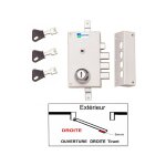 Serrure 3 points mottura 448 a2p1 etoile blanche agre assurances avec 3 cls a pompe incrochetables ...