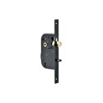 Serrure 4 gorges � mentonnet multibat - jpm noir 20 mm 50 70 a fouillot sans cl� l a crochet